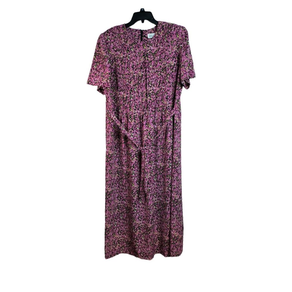 Vintage lady Dorby floral maxi dress sz14W